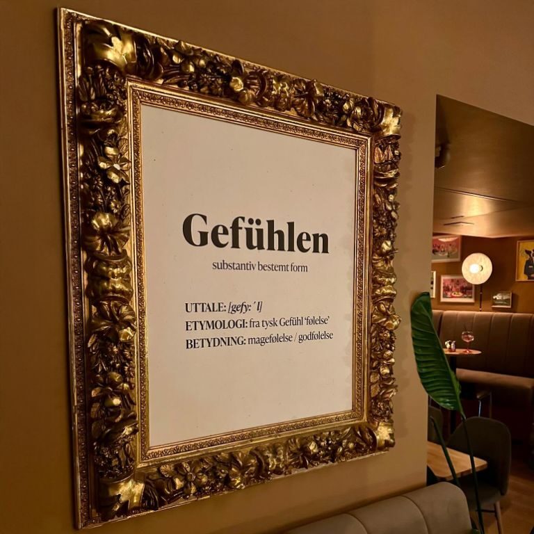 Gefuhlen uttale bergen